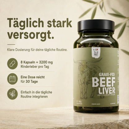 RINDERLEBER KAPSELN AUS EU WEIDEHALTUNG