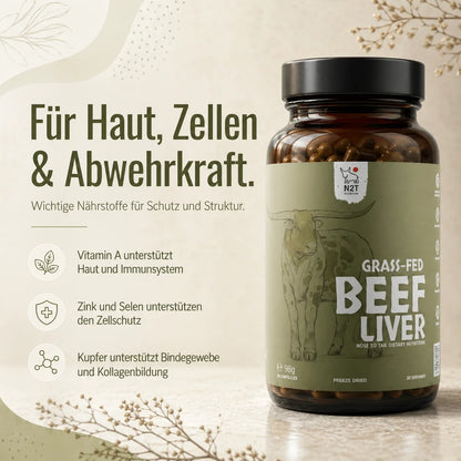 RINDERLEBER KAPSELN AUS EU WEIDEHALTUNG
