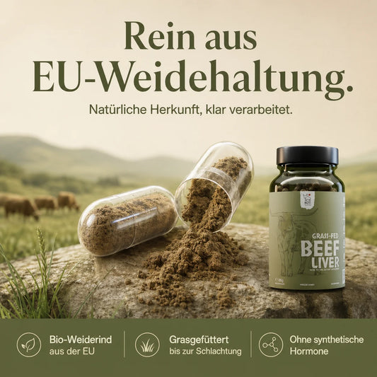 RINDERLEBER KAPSELN AUS EU WEIDEHALTUNG