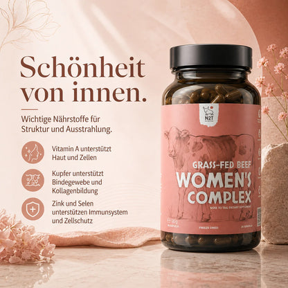 FRAUEN-NÄHRSTOFFKOMPLEX KAPSELN VOM EU WEIDERIND